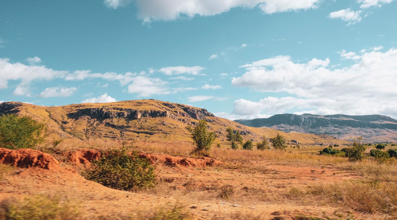 Explore the vast landscapes and vibrant colors of the Andringitra mountain range in Madagascar.